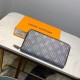 Fake Louis Vuitton Zippy Wallet Monogram LV Pop Blue M68662 Replica