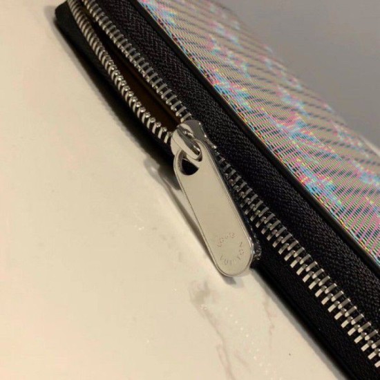 Fake Louis Vuitton Zippy Wallet Monogram LV Pop Blue M68662 Replica