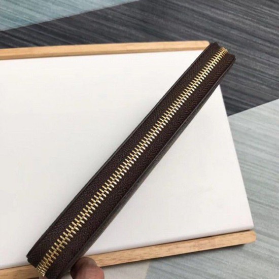 Replica Louis Vuitton Zippy Wallet Damier Ebene Canvas N41661