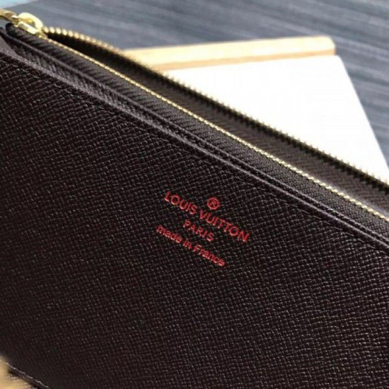 Replica Louis Vuitton Zippy Wallet Damier Ebene Canvas N41661