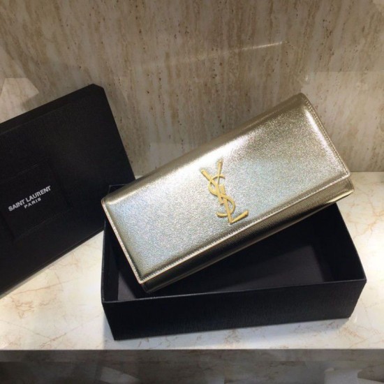 Fake YSL Saint Laurent Classic Clutch Gold Replica Fake YSL Saint Laurent Classic Clutch Gold Replica