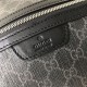 Replica Gucci Backpack GG Monogram Supreme Canvas Travel Carry 322069 Black