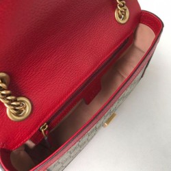 Replica Gucci Ophidia GG Marmont Matelasse Mini Bag 443497 Red