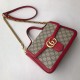 Replica Gucci Ophidia GG Marmont Small Top Handle Bag 498110 Red Replica Gucci Ophidia GG Marmont Small Top Handle Bag 498110 Red