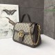 Replica Gucci Ophidia GG Marmont Small Top Handle Bag 498110 Coffee Replica Gucci Ophidia GG Marmont Small Top Handle Bag 498110 Coffee