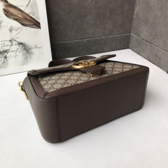 Replica Gucci Ophidia GG Marmont Small Top Handle Bag 498110 Coffee Replica Gucci Ophidia GG Marmont Small Top Handle Bag 498110 Coffee