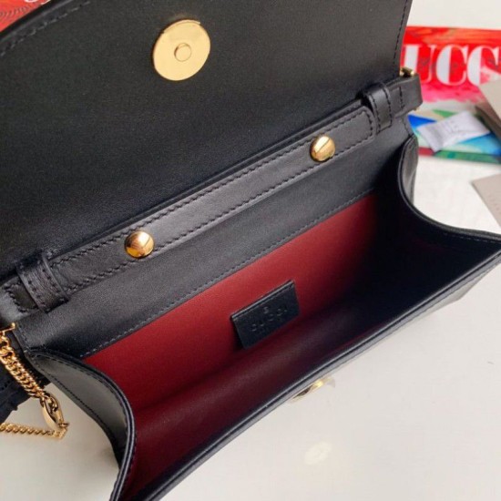 Replica Gucci Zumi Smooth Leather Mini Bag 564718 Black Replica Gucci Zumi Smooth Leather Mini Bag 564718 Black