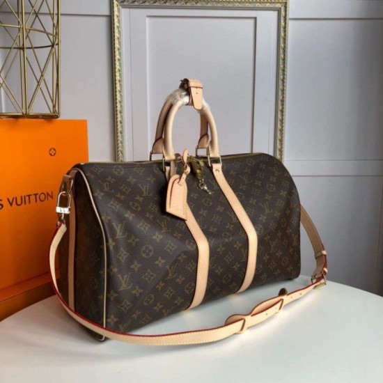 Replica Louis Vuitton Keepall Bandouliere 55 Monogram Canvas M41414 Replica Louis Vuitton Keepall Bandouliere 55 Monogram Canvas M41414