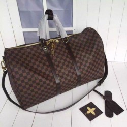 Replica Louis Vuitton Keepall Bandouliere 55 Damier Ebene N41414 Replica Louis Vuitton Keepall Bandouliere 55 Damier Ebene N41414