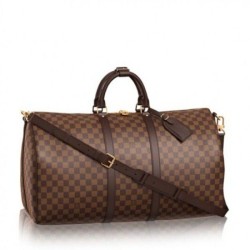 Replica Louis Vuitton Keepall Bandouliere 55 Damier Ebene N41414