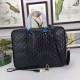 Replica Gucci Black ssima Briefcase Document Tote Bag 201480