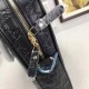 Replica Gucci Black ssima Briefcase Document Tote Bag 201480