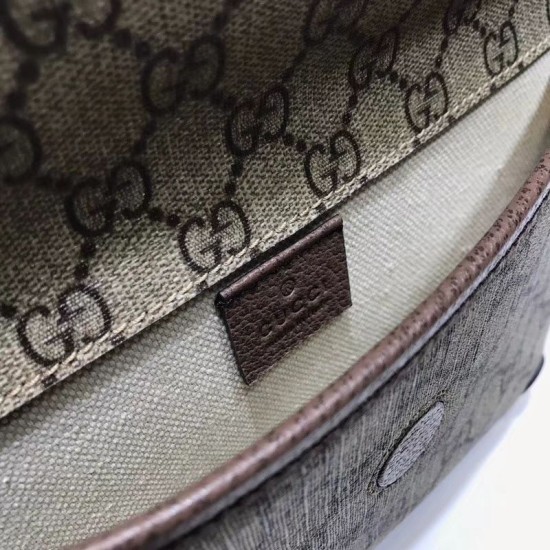 Replica Gucci GG Supreme Belt Bag 493930 Brown