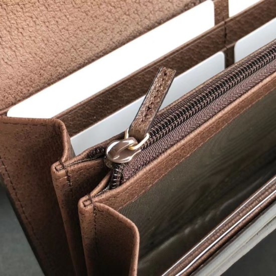 Replica Gucci Ophidia GG Continental Wallet 523153 Brown Replica Gucci Ophidia GG Continental Wallet 523153 Brown