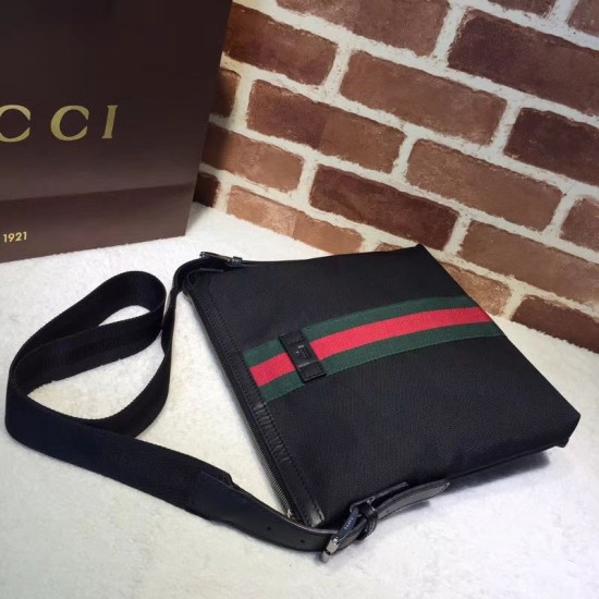 Replica Gucci Web Techno Canvas Small Messenger Bag 387111