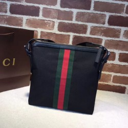 Replica Gucci Web Techno Canvas Small Messenger Bag 387111