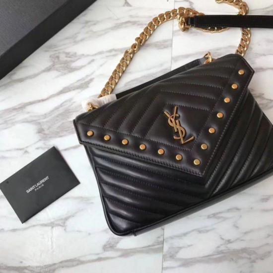 Fake YSL Saint Laurent Medium Monogram College Satchel Bag Replica Fake YSL Saint Laurent Medium Monogram College Satchel Bag Replica