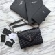 Replica YSL Saint Laurent Envelope Small Bag Grain Embossed Silver Hardware Fake YSL Saint Laurent Envelope Small Bag Grain Embossed Silver Hardware Replica