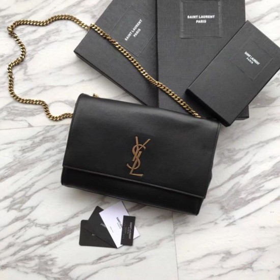 Replica YSL Saint Laurent Medium Reversible Kate Suede and Smooth Leather Black Fake YSL Saint Laurent Medium Reversible Kate Suede and Smooth Leather Black Replica