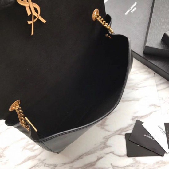 Replica YSL Saint Laurent Medium Reversible Kate Suede and Smooth Leather Black Fake YSL Saint Laurent Medium Reversible Kate Suede and Smooth Leather Black Replica