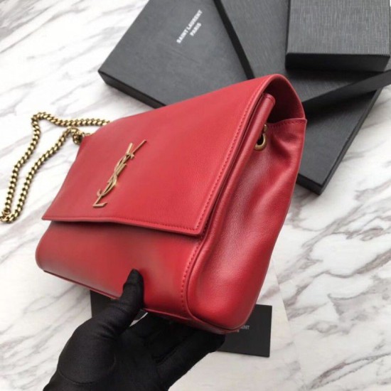 Replica YSL Saint Laurent Medium Reversible Kate Suede and Smooth Leather Red Fake YSL Saint Laurent Medium Reversible Kate Suede and Smooth Leather Red Replica