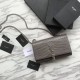 Replica Saint Laurent Medium Kate Monogram Crocodile Leather Shoulder Bag Gray Replica Saint Laurent Medium Kate Monogram Crocodile Leather Shoulder Bag Gray