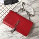 Replica Saint Laurent Medium Kate Monogram Crocodile Leather Shoulder Bag Red Fake Saint Laurent Medium Kate Monogram Crocodile Leather Shoulder Bag Red Replica