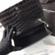 Replica Saint Laurent Medium Kate Monogram Crocodile Leather Shoulder Bag Black Fake Saint Laurent Medium Kate Monogram Crocodile Leather Shoulder Bag Black Replica
