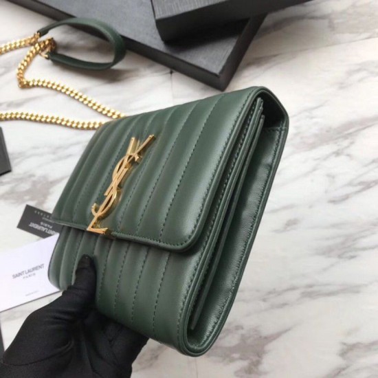 Replica YSL Saint Laurent Vicky Large Bag Green Replica YSL Saint Laurent Vicky Large Bag Green