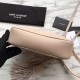 Fake YSL Saint Laurent Medium LouLou Chain Bag Matelasse Leather Apricot Replica Replica YSL Saint Laurent Medium LouLou Chain Bag Matelasse Leather Apricot