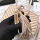 Fake YSL Saint Laurent Medium LouLou Chain Bag Matelasse Leather Apricot Replica Replica YSL Saint Laurent Medium LouLou Chain Bag Matelasse Leather Apricot
