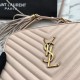 Fake YSL Saint Laurent Medium LouLou Chain Bag Matelasse Leather Apricot Replica Replica YSL Saint Laurent Medium LouLou Chain Bag Matelasse Leather Apricot