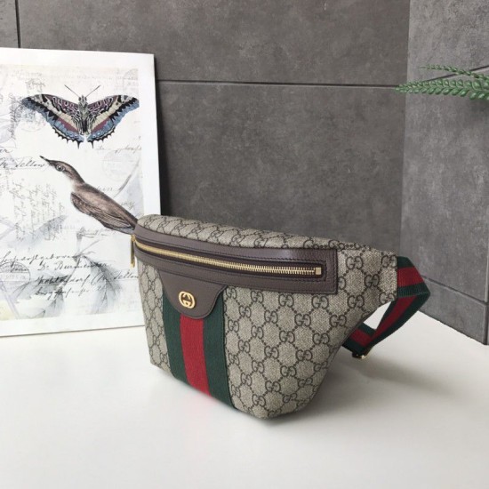 Fake Gucci Vintage Canvas Belt Bag 575082 Brown Replica Fake Gucci Vintage Canvas Belt Bag 575082 Brown Replica