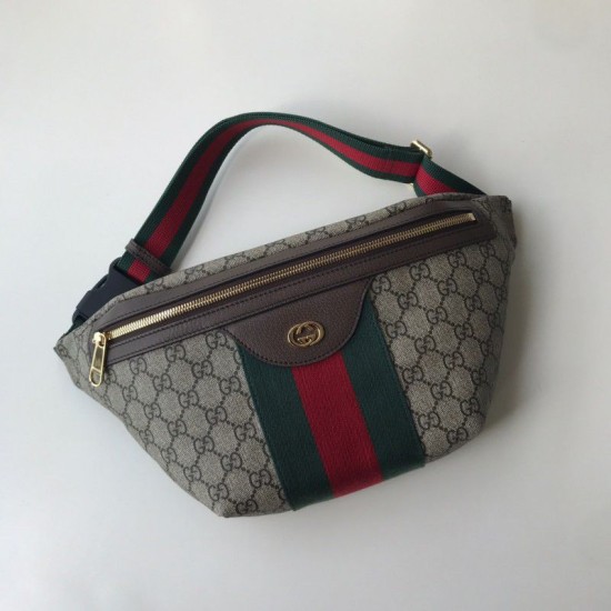 Fake Gucci Vintage Canvas Belt Bag 575082 Brown Replica Fake Gucci Vintage Canvas Belt Bag 575082 Brown Replica