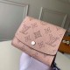 Fake Louis Vuitton Iris Compact Wallet Mahina Leather M62541 Replica