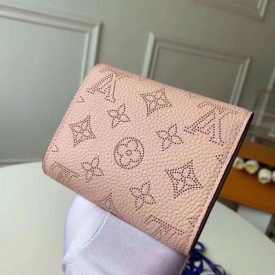 Fake Louis Vuitton Iris Compact Wallet Mahina Leather M62541 Replica