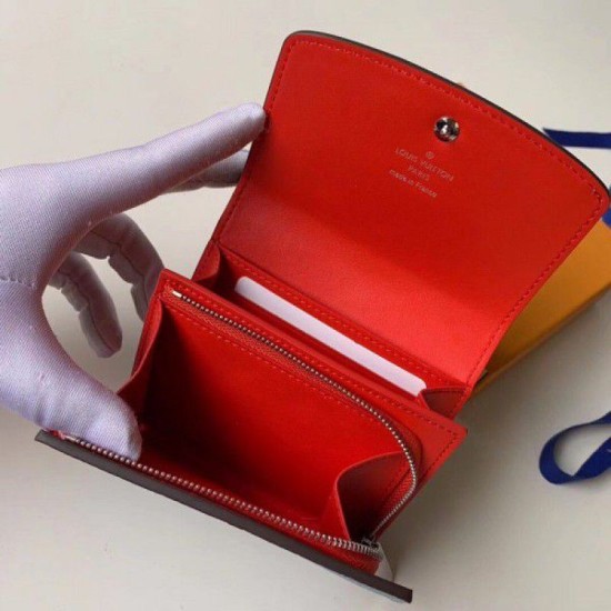 Fake Louis Vuitton Iris Compact Wallet Mahina Leather M67406 Replica