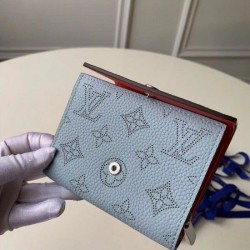 Fake Louis Vuitton Iris Compact Wallet Mahina Leather M67406 Replica