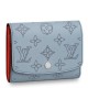 Fake Louis Vuitton Iris Compact Wallet Mahina Leather M67406 Replica