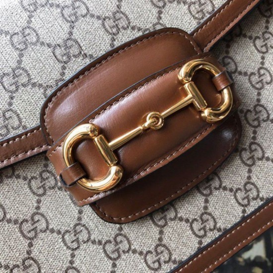 Fake Gucci Online Exclusive Preview 1955 Horsebit Bag Coffee Replica