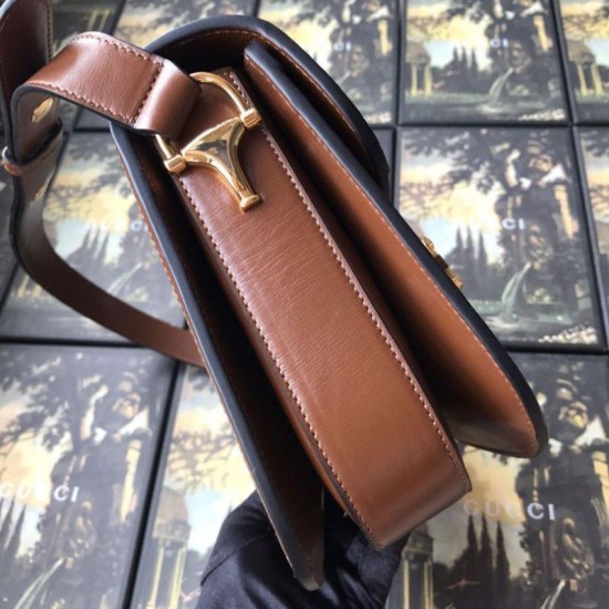 Fake Gucci Online Exclusive Preview 1955 Horsebit Bag Coffee Replica