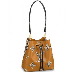 Replica Louis Vuitton Neonoe Bag Monogram Jungle Leopard Zebra M44717