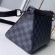 Fake Louis Vuitton Triangle Shaped Damier Graphite Bag M54330 Replica