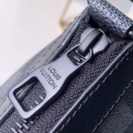 Fake Louis Vuitton Triangle Shaped Damier Graphite Bag M54330 Replica