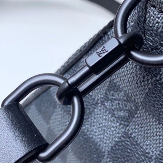 Fake Louis Vuitton Triangle Shaped Damier Graphite Bag M54330 Replica