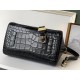 Fake Givenchy Antigona Crocodile Pattern Tote Handle Bag Black Replica Fake Givenchy Antigona Crocodile Pattern Tote Handle Bag Black Replica
