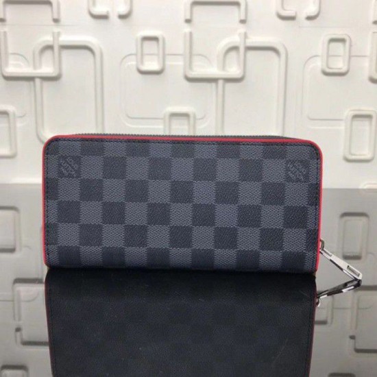 Replica Louis Vuitton Zippy Wallet Vertical Damier Graphite N63304