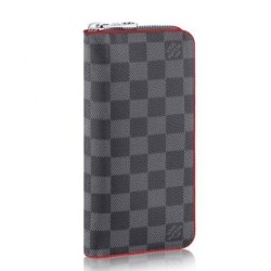 Replica Louis Vuitton Zippy Wallet Vertical Damier Graphite N63304