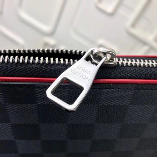 Replica Louis Vuitton Zippy Wallet Vertical Damier Graphite N63304