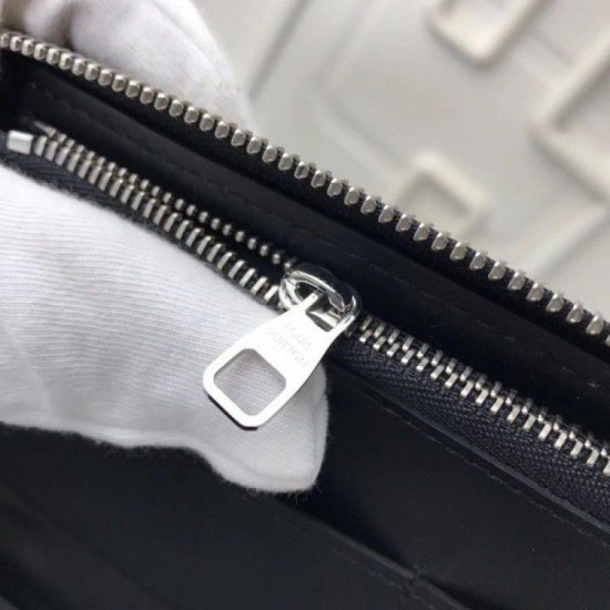 Replica Louis Vuitton Zippy Wallet Vertical Damier Graphite N63304